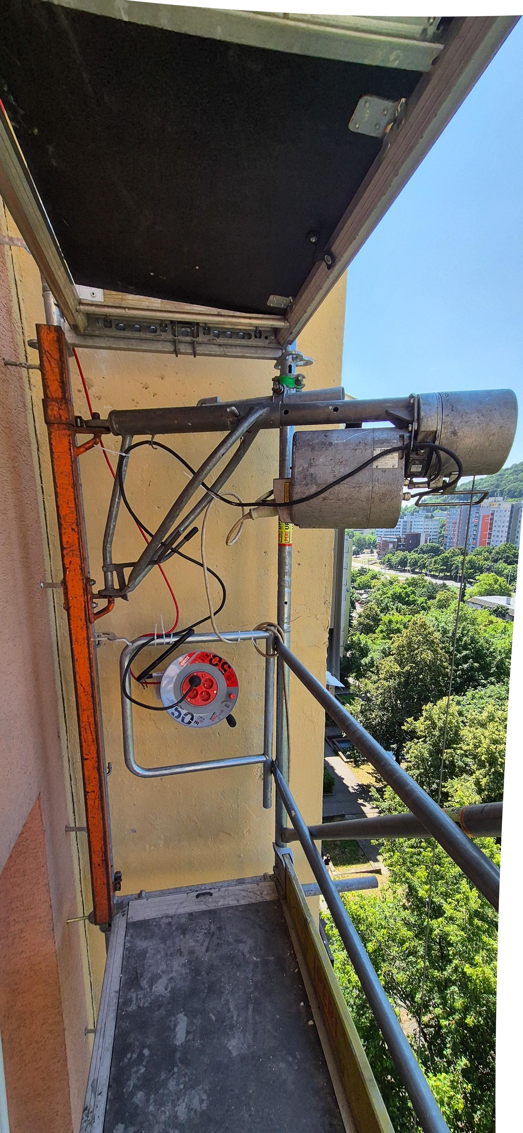 Vrátok GEDA Star na stavbe